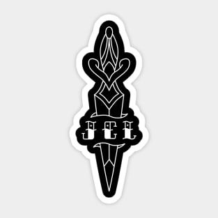 Traditional Dagger Sticker